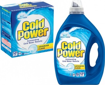 Coles Cold Power Laundry Liquid 1.8 Litre-2 Litre or Powder 2kg offer