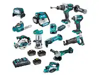 Total Tools Makita 10 Piece 18V 3x5.0Ah Combo Kit offer
