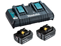 Total Tools Makita 18V 2x5.0Ah Dual Port Charger Starter Kit offer