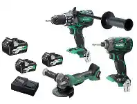 Total Tools Hikoki 36V 3 Piece 2x2.5/5.0Ah Combo Kit offer