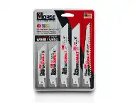 Total Tools Morse 5 Piece Reciprocating Saw Blade Set offer