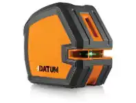 Total Tools Datum Cross Line Laser Level with Plumb Dots - Green Beam offer