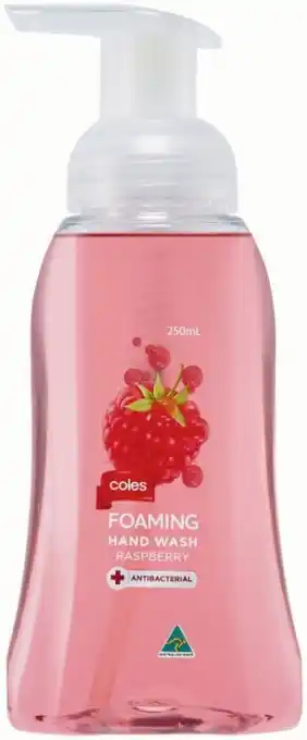 Coles Coles Foaming Raspberry Hand Wash 250mL offer