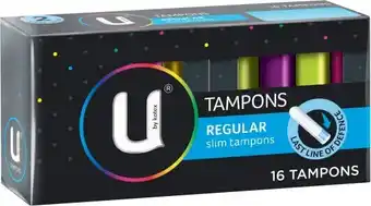 Coles U by Kotex Regular Tampons 16 Pack offer