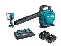 Total Tools Makita 36V (18Vx2) 2x5.0Ah Blower/ Vac Kit offer