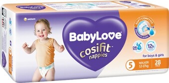Woolworths BabyLove Bulk Nappies Pk 26-48 offer