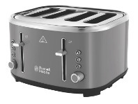 The Good Guys Russell Hobbs Legacy 4 Slice Toaster - Charcoal offer
