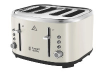 The Good Guys Russell Hobbs Legacy 4 Slice Toaster - Cream offer