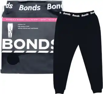 Woolworths Bonds Women's or Menu2019s Skinny Trackie offer