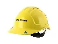 Tuffguard Tuffgard Vented Safety Hard Hat Area Warden Yellow