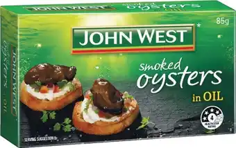 John West Smoked Oysters 85g