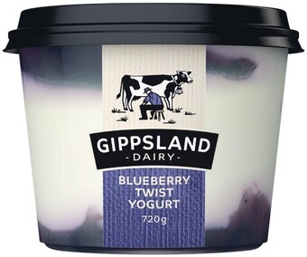 Woolworths Gippsland Dairy Twist Yogurt 720g offer