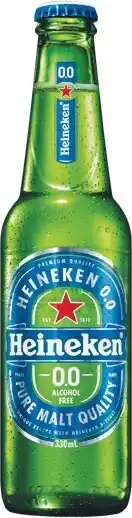 Woolworths Heineken Zero Bottles 24x330ml offer