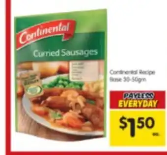 Spar Continenteal Recipe Base 30-50gm offer