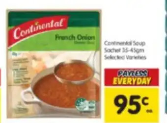 Spar Continental Soup Sachet 35-45gm offer