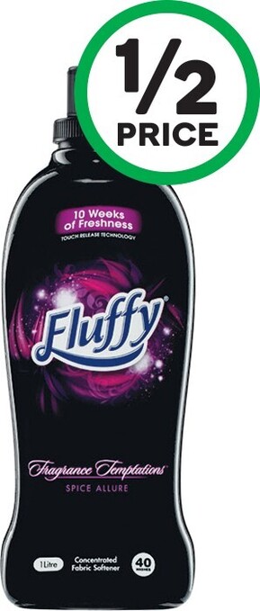 Woolworths Fluffy Fabric Softener 900ml­-1 Litre offer