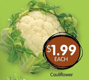 Spudshed Cauliflower offer