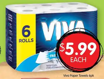 Viva Paper Towel 6Pack
