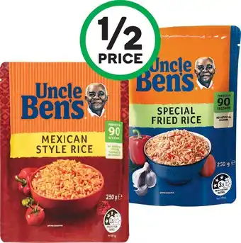 Woolworths Uncle Ben's Flavoured Rice Pouches 250g offer