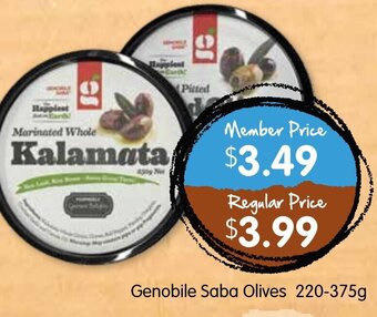Genobile Saba Olives 220-375g