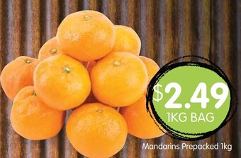 Spudshed Mandarins Prepacked 1kg offer