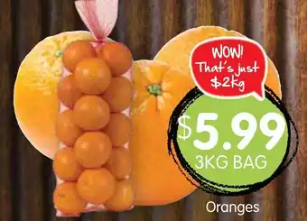 Spudshed Oranges 3kg offer
