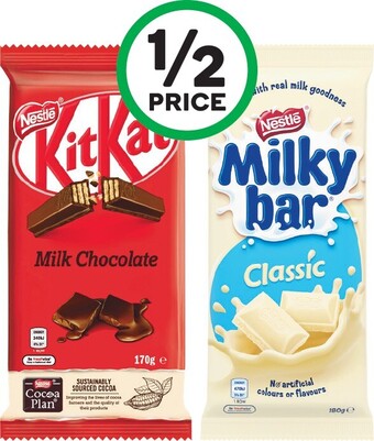Woolworths Nestle Block 118-­200g offer