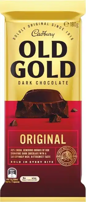 Woolworths Cadbury Old Gold 180g offer