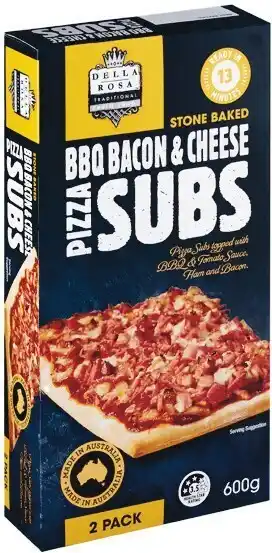 Woolworths Della Rosa Pizza Subs 600g - From the Freezer offer