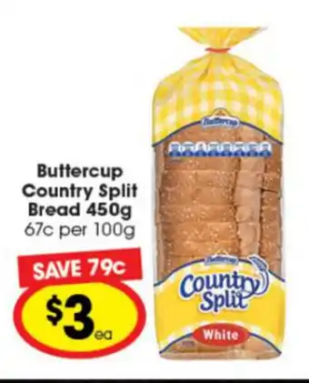 Ritchies Buttercup Country Split Bread 450g offer