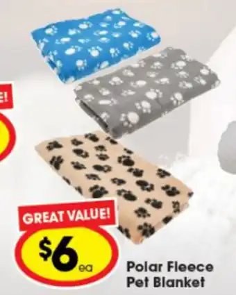 Ritchies Polar Fleece Pet Blanket offer