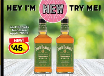 Ritchies Jack Daniel's Tennessee Apple 700ml offer