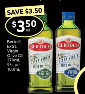 Ritchies Bertolli Extra Virgin Olive Oil 370ml offer