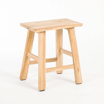 Pillow Talk Ward Recycled Teak Stool by M.U.S.E. offer