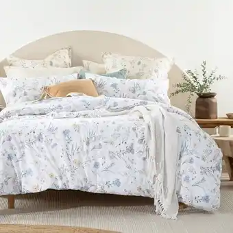 Pillow Talk Aloria Quilt Cover Set by Habitat offer