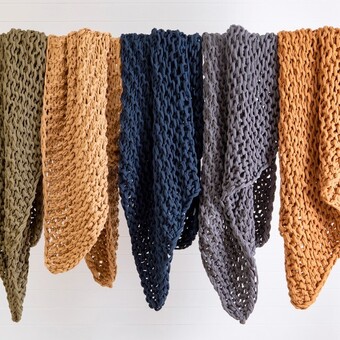 Pillow Talk Luna Chunky Knit Throw by M.U.S.E. offer