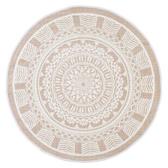 Pillow Talk Moroc Round Floor Rug by Habitat offer