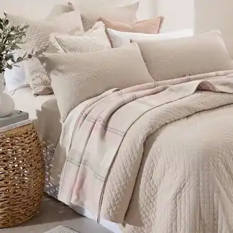 Pillow Talk Australian Wool 375gsm Blanket by Habitat offer