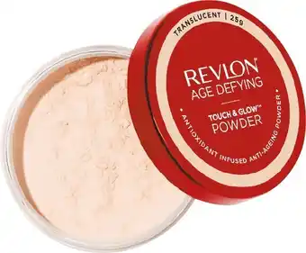Woolworths Revlon Age Defying Touch & Glow Powder Translucent 25g offer