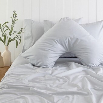 Pillow Talk 250 Thread Count Plain Dye Tri Regular Pillowcase by Habitat offer