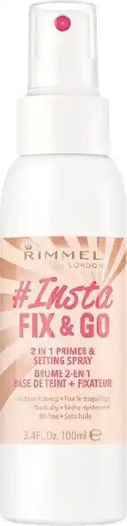Woolworths Rimmel Insta Fix & Go Setting Spray 100ml offer
