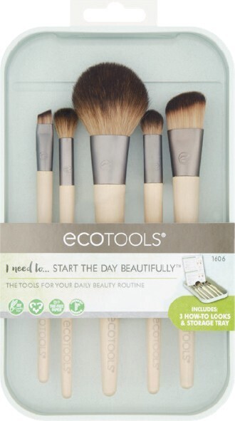 Woolworths Ecotools Start the Day Beautifully Bamboo Cosmetics Brushes Set offer