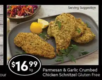 Ritchies Parmesan & Gaelic Crumbed Chicken Schnitzel offer