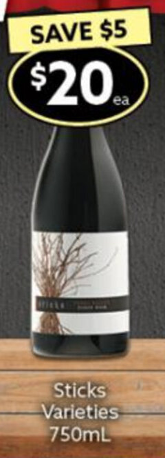 Sticks Varieties 750ml