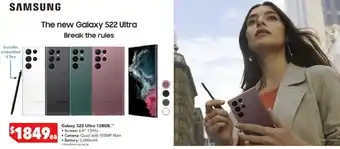 Harvey Norman Galaxy S22 Ultra 128GB offer