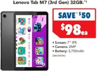 Lenovo Tab M7 (3rd Gen) 32gb