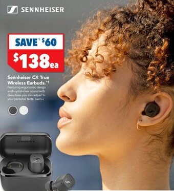 Sennheiser CX True Wireless Earbuds