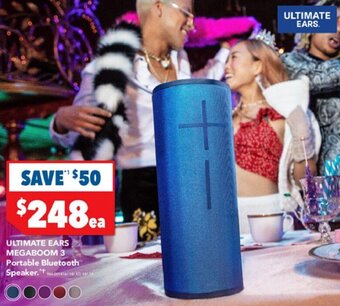 Harvey Norman Ultimate Ears Megaboom 3 Portable Bluetooth Speaker offer