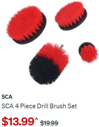 SuperCheap Auto SCA 4 Piece Drill Brush Set offer