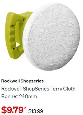 SuperCheap Auto Rockwell ShopSeries Terry Cloth Bonnet 240mm offer